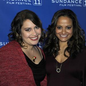 Vanessa Aspillaga and Judy Reyes attend the Gun Hill Road Premiere at the Library Center Theatre during the 2011 Sundance Film Festival
