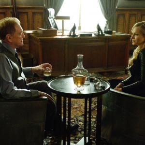 Still of Julie Benz and William Atherton in Defiance 2013