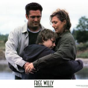 Still of Michael Madsen Jayne Atkinson and Jason James Richter in Free Willy 1993