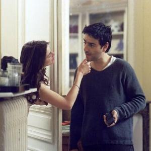 Still of Charlotte Gainsbourg and Yvan Attal in Ma femme est une actrice 2001