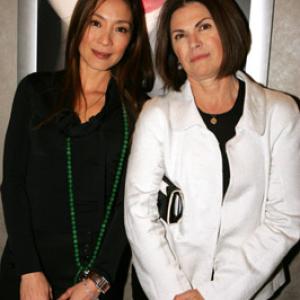 Michelle Yeoh and Colleen Atwood at event of Memoirs of a Geisha (2005)