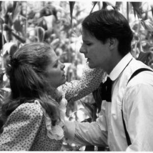 Libby Aubrey as the 18 year old Minnie encounters the Reverend played by Chris Mulkey in the film short 