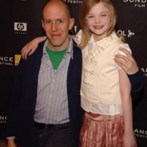 John August and Elle Fanning at event of The Nines (2007)