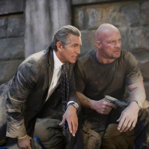 Still of Eric Roberts and Steve Austin in The Expendables 2010