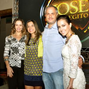 Alexandre Avancini Vivian de Oliveira Bianca Rinaldi and Mayt Piragibe at event of Jose do Egito TV series 2013