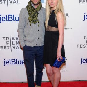 Penn Badgley and Imogen Poots at event of Greetings from Tim Buckley (2012)