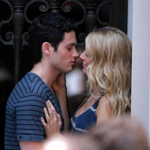 Penn Badgley and Blake Lively at event of Gossip Girl 2007