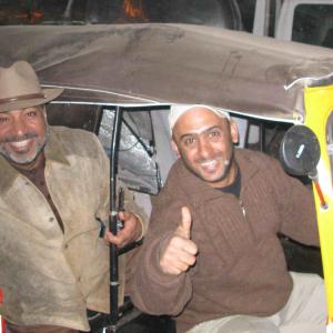 Sayed Badreya and Walid Abo Elmaaty in Cairo location scout