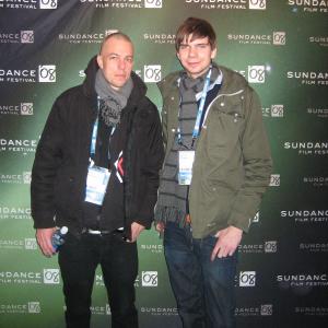 Sundance Film Festival 2008 Dennis From left Mads Matthiesen director Jonas Bagger producer