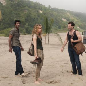 Still of Piper Perabo, Eion Bailey and Sendhil Ramamurthy in Covert Affairs (2010)