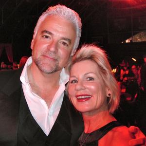 John O'Hurley and Kandra King raising money for the fabulous charity: CHILDHELP (Prevention & Treatment of Child Abuse).