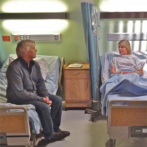 Henry Christopher Atkins visiting his wife Ellen Kandra King in the hospital during the filming of the feature film Lake of Fire 2014