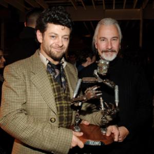 Rick Baker and Andy Serkis at event of King Kong 2005