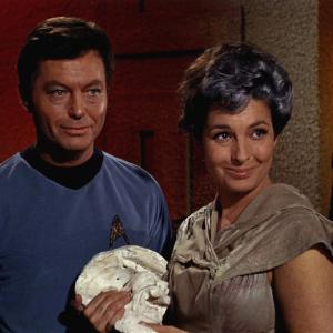 Still of DeForest Kelley and Jeanne Bal in Star Trek (1966)