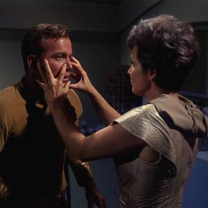Still of William Shatner and Jeanne Bal in Star Trek (1966)