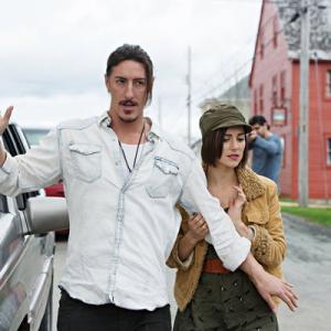 Still of Eric Balfour and Emma Lahana in Haven 2010
