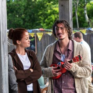 Still of Eric Balfour and Bree Williamson in Haven 2010