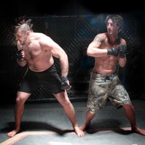 Still of Eric Balfour and Heath Herring in Beatdown (2010)
