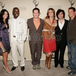 Actors Navi Rawat Alimi BallardRob Morrow Diane Farr David Krumholtz and Dylan Bruno attend the Academy of Television Arts  Sciences Presents An Evening with Numb3rs