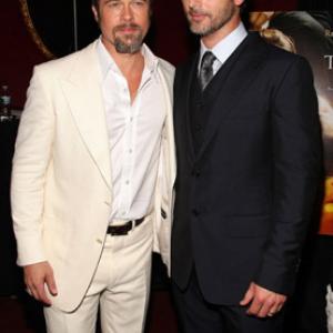 Brad Pitt and Eric Bana at event of The Time Travelers Wife 2009