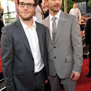 Eric Bana and Seth Rogen at event of Funny People 2009