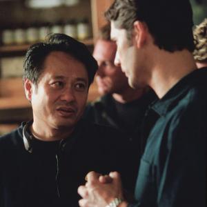 Ang Lee and Eric Bana in Hulk 2003