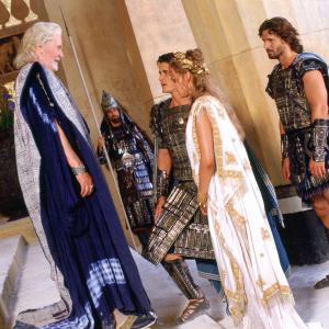 Still of Peter OToole Eric Bana Orlando Bloom and Diane Kruger in Troy 2004