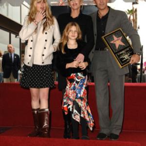 Antonio Banderas, Melanie Griffith, Stella Banderas and Dakota Johnson