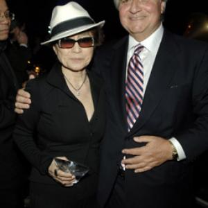 Martin Bandier and Yoko Ono