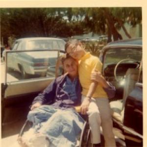 John & Sandy (Brother) at Fort Ord Army Hospital 1968