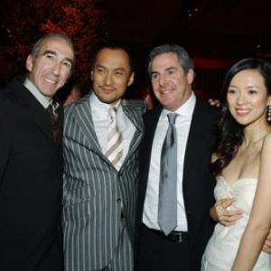 Gary Barber, Roger Birnbaum, Ken Watanabe and Ziyi Zhang at event of Memoirs of a Geisha (2005)