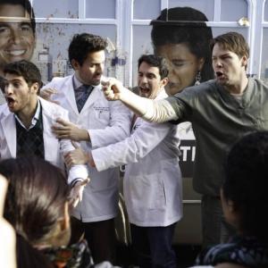 Still of Ike Barinholtz Chris Messina Adam Pally and Ed Weeks in The Mindy Project 2012