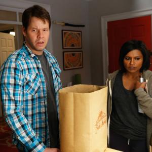 Still of Ike Barinholtz and Mindy Kaling in The Mindy Project (2012)