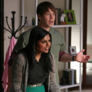 Still of Ike Barinholtz and Mindy Kaling in The Mindy Project 2012