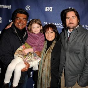 Luke Wilson Adriana Barraza George Lopez and Morgan Lily at event of Henry Poole Is Here 2008