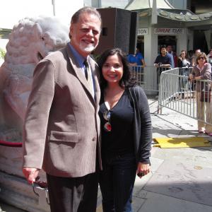 Taylor Hackford and Lori Berlanga Graumans Chinese Theatre Foot and Handprint Ceremony for Helen Mirren