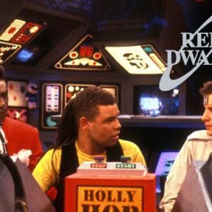 Chris Barrie Craig Charles and Danny JohnJules in Red Dwarf 1988