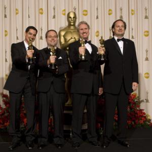 Eric Barba Steve Preeg Burt Dalton and Craig Barron for work on The Curious Case of Benjamin ButtonParamount and Warner Bros accepts the Oscar for Achievement in visual effects at the 81st Annual Academy Awards telecast from the Kodak Theatre in Hollywood CA Sunday February 22 2009
