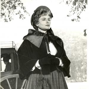 The Woman  Episode 32 Season 1 photo shoot at 20th Century Fox Ranch on March 26 1959