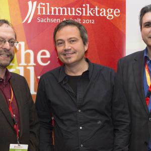 Georg Maas, Barsooti and Stephan Broedner (Music Supervisor) at Filmfestival Halle 2012