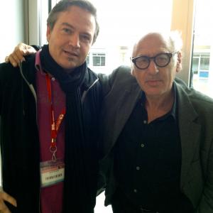 Marcel Barsotti and Michael Nyman at soundtrack collogne 2012 Jury Member