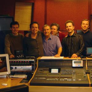 Scoring Stage Bratislava Crew recording Running Pig Rudi Russel 2 Conductor Allan Wilson 2006
