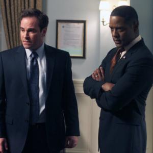 Still of Blair Underwood and Roger Bart in The Event (2010)