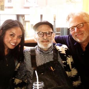 Gladys Murphy, Larry Kramer, Geof Bartz at wrap party for 