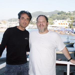 Giulio Base and Harvey Weinstein - Capri, 2006
