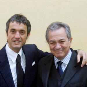 Actors Giulio Base and Remo Girone  DIRITTO DI DIFESA Press Conference 2004