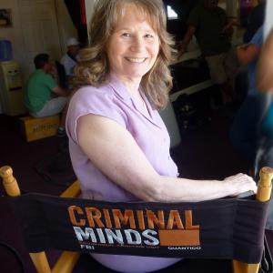 On the Set Criminal Minds as Linda the Texas Gal