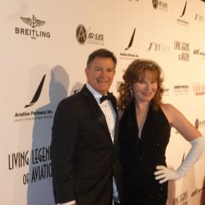 Actress Roberta Bassin  Husband Ned Bassin at the Living Legends of Aviation Gala on the red carpet Beverly Hilton