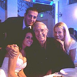 Martin Landau and Anthony Batarse at the wrap party of thier new film DAVID AND FATIMA