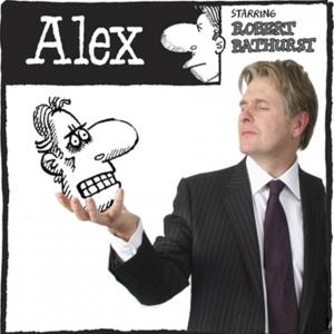 As Alex the cartoon banker created by Charles Peattie and Russell Taylor